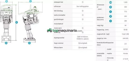 Empacadora gigant -  - mikasa mtx-60e