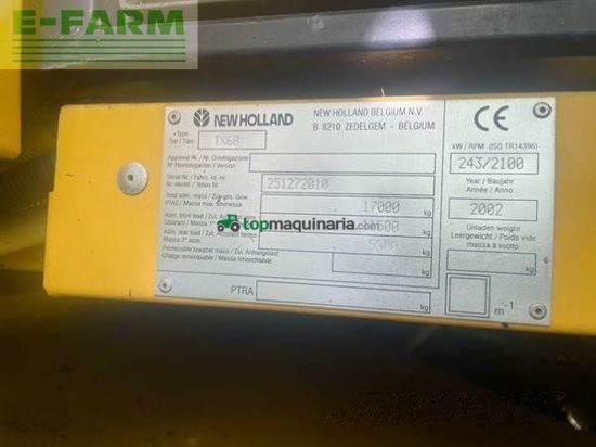 Cosechadora de Cereal - New Holland - tx 68 plus