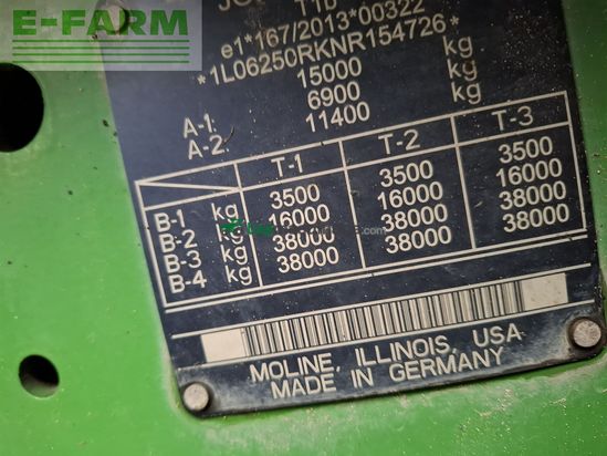 Tractor agrícola - John Deere - 6r250 autoqowr