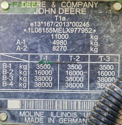 Tractor agrícola - John Deere - 6155m