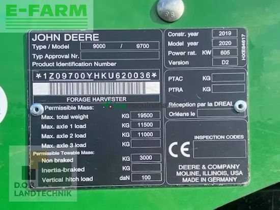 Cosechadora de Cereal - John Deere - 9700i prodrive 40km/h