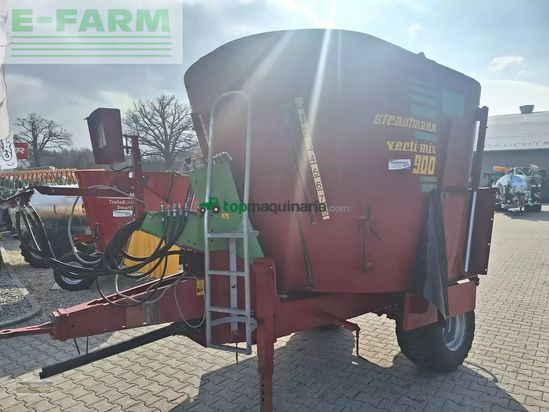 Remolqu esparcidor - Strautmann - verti-mix 900 mit gebläse