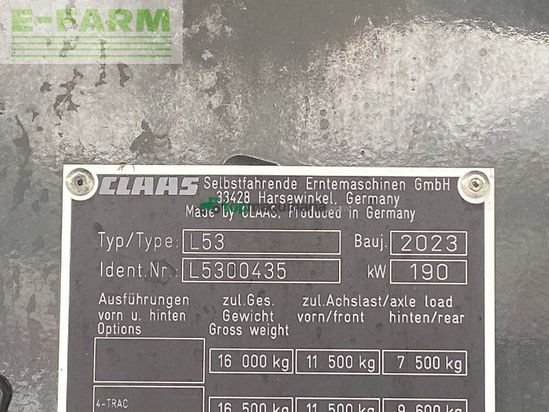 Cosechadora de Cereal - Claas - trion 520, günstige finanzierung