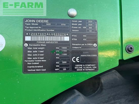 Cosechadora de Cereal - John Deere - 9700i prodrive 40km/h