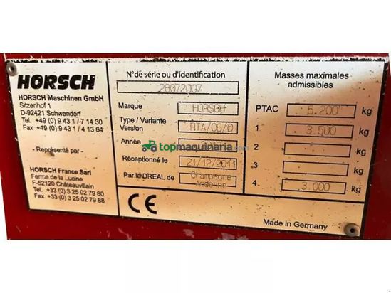 Cultivador - Horsch - jocker 6 rt