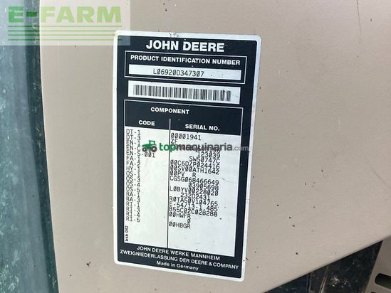 Tractor agrícola - John Deere - 6920