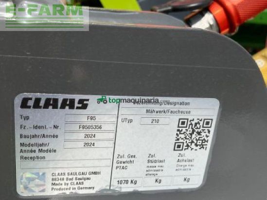 Cortacésped manual - Claas - disco 3200 f move