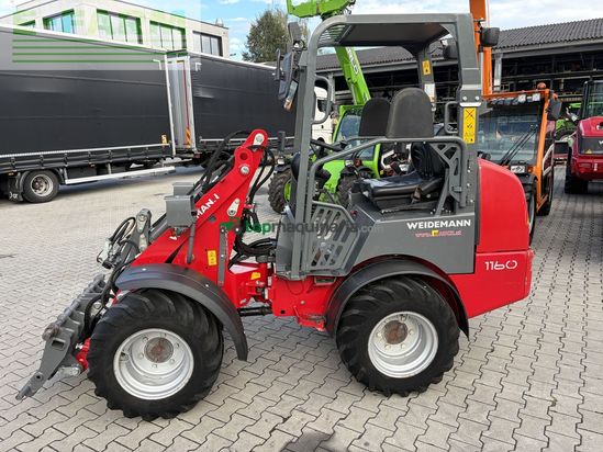 Minicargadora - Weidemann - 1160 mit euro 30km/h hochdruckfahrantrieb