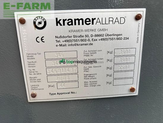 Minicargadora - kramer - 750