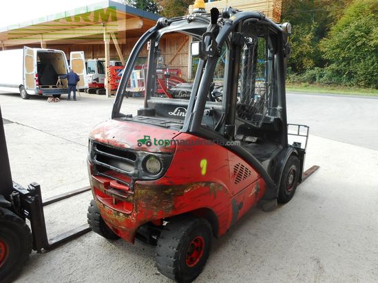 Elevadora - Linde - h30d-01 triplex 4,8m + ss + zv + halbkab.