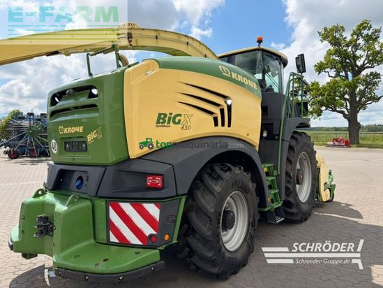 Cosechadora de Cereal - Krone - big x 630 + easyflow + xcollect 750-3