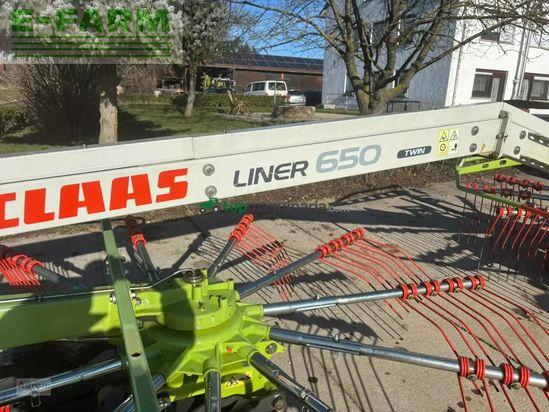 Rastrillo - Claas - liner 650 twin
