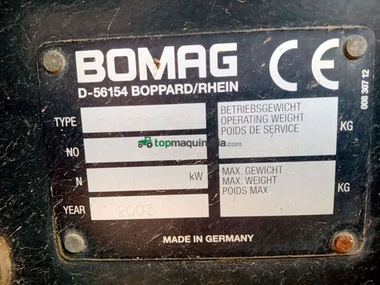 BOMAG BW219D4