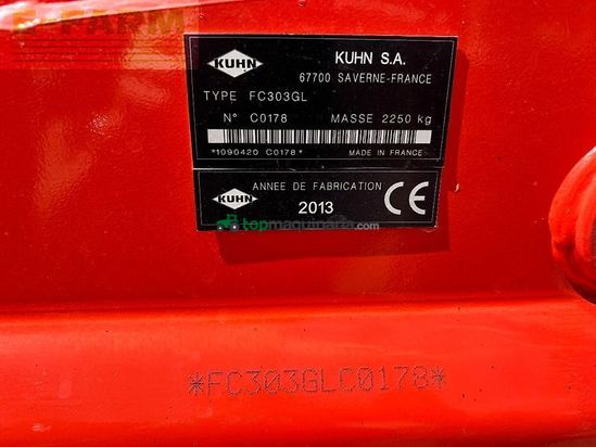 Cortacésped manual - Kuhn - fc 303gl