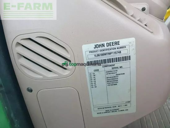 Tractor agrícola - John Deere - 6100 m