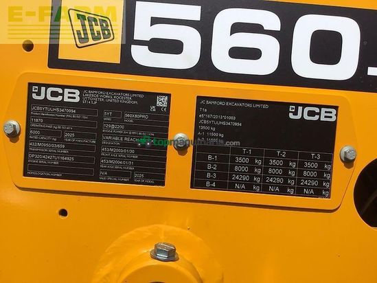 Telescopica - JCB - 560-80 agri pro