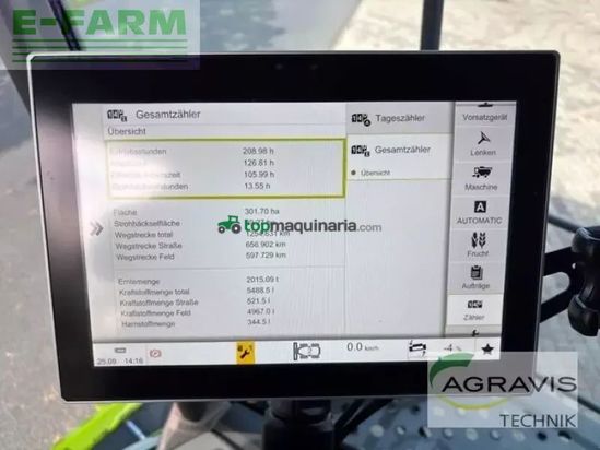 Cosechadora de Cereal - Claas - trion 650