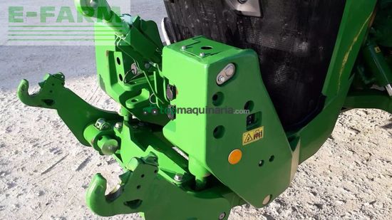 Tractor agrícola - John Deere - 8r 370 med frontlift