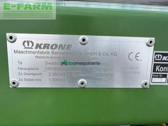 Rastrillo - Krone - swadro tc 760