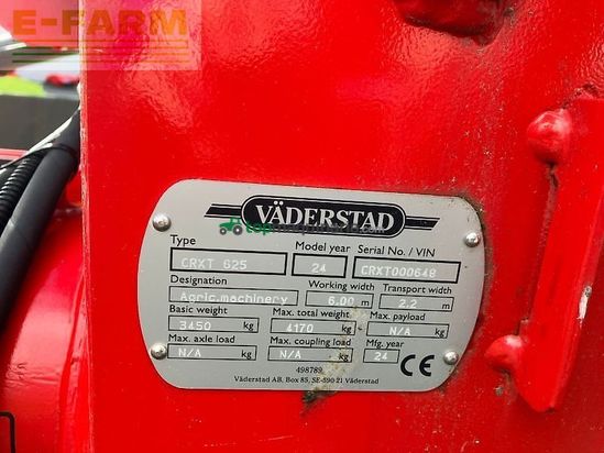 Grada de disco - Väderstad - carrier crxt 625