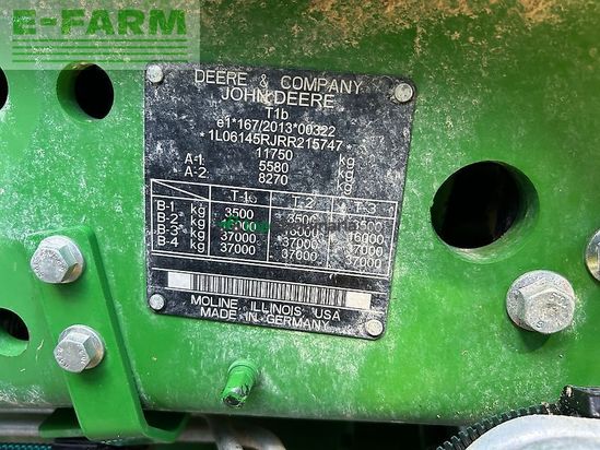 Tractor agrícola - John Deere - 6r 145