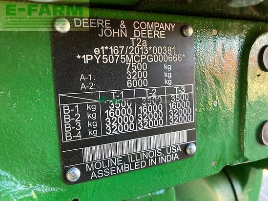 Tractor agrícola - John Deere - 5075m
