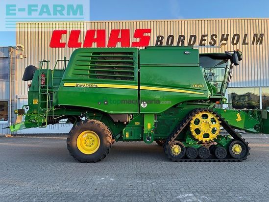 Cosechadora de Cereal - John Deere - t 670 i raupe