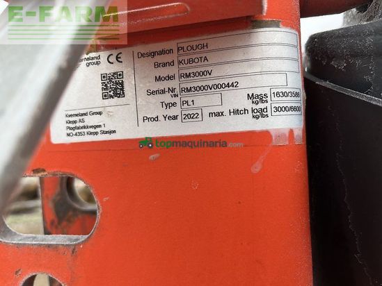 Arado - Kubota - rm3000v 4 furchig