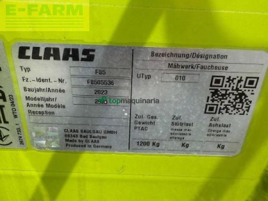 Cortacésped manual - Claas - disco 3200 c contour