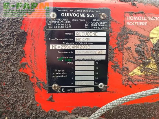 Grada de disco - Quivogne - mdx