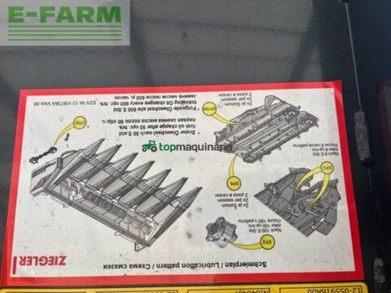 Cabezal - Ziegler - corn master x 6/70