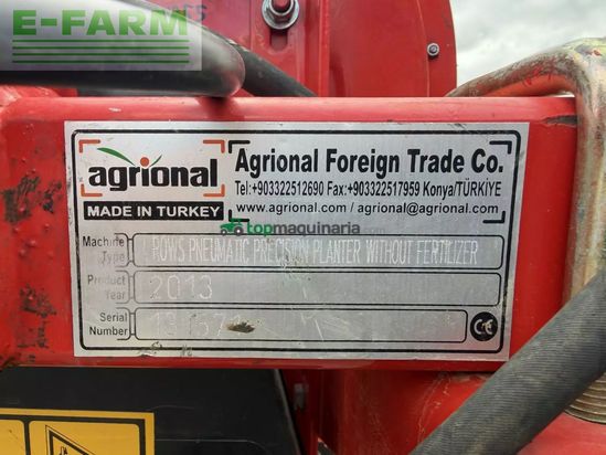 Sembradora monograno mecanica -  - agrional pneumatic 4 reihen