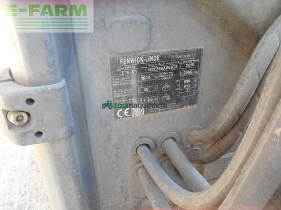 Elevadora - Linde - e16-01 triplex + ss ( batt. 12/2018 )