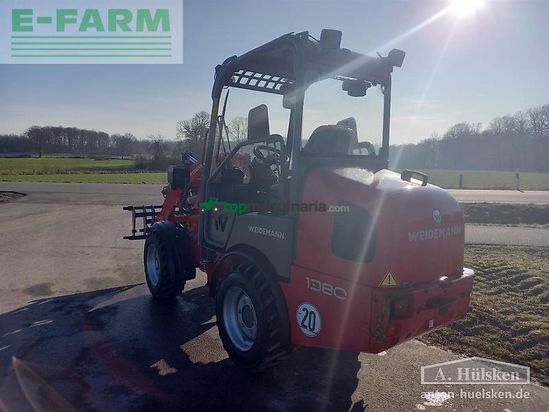 Minicargadora - Weidemann - 1380 mit euro-aufnahme