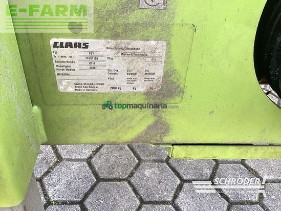 Cortacésped manual - Claas - disco 1100 c + disco 3600 fc