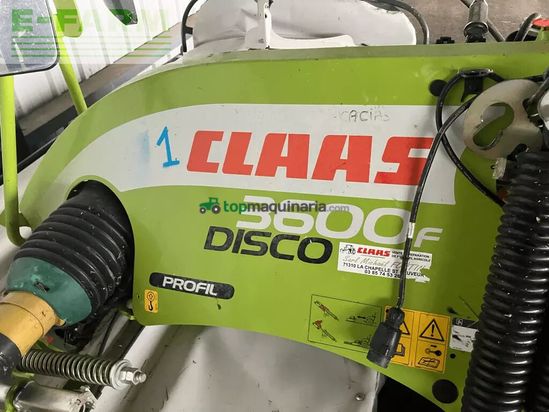 Cortacésped manual - Claas - disco 3600 f profil