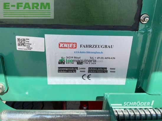 Remolqu agrícola -  - dreiseitenkipper - kd 240 | 24t | neu