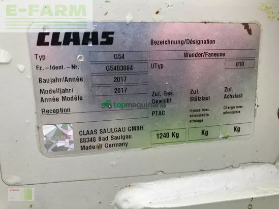 Henificador - Claas - volto 900