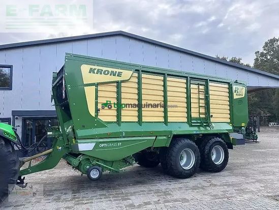 Remolqu agrícola - Krone - rx 370 gd optigrass