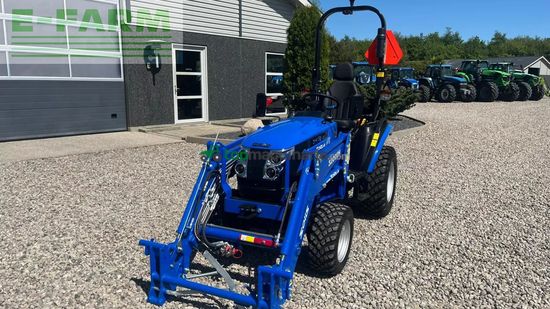 Tractor agrícola - Solis - h26 hst med frontlæsser og gardenpro dæk