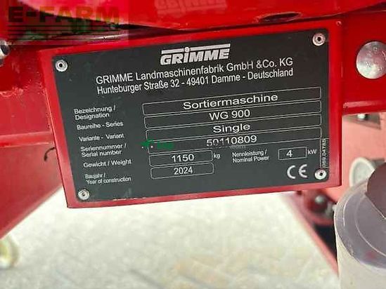 Cosechadora - arrancadora de patata - Grimme - wg 900