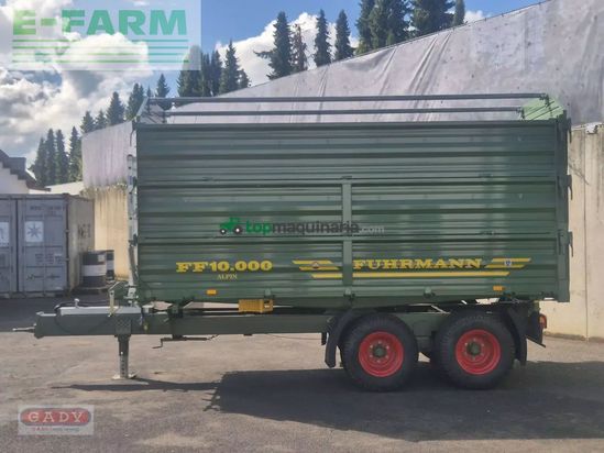 Remolqu agrícola - Fuhrmann - ff 10.000 alpin kipper