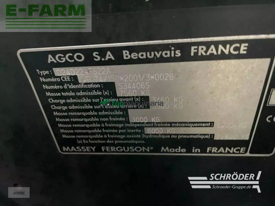 Tractor agrícola - Massey Ferguson - 5455