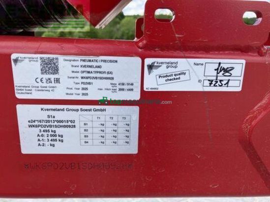 Sembradora monograno mecanica - Kverneland - optima tf profi