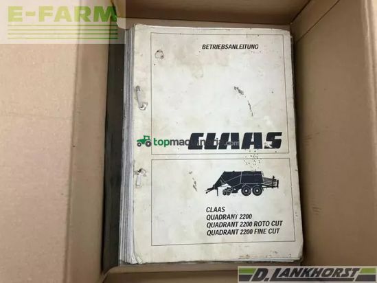 Empacadora gigant - Claas - quadrant 2200 rc