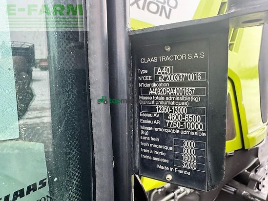 Tractor agrícola - Claas - axion 830