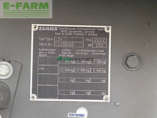 Cosechadora de Cereal - Claas - trion 650