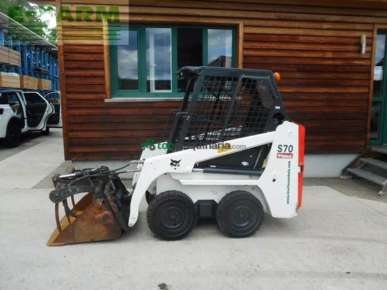 Minicargadora - Bobcat - s70 ( 1.270kg ) mit greiferschaufel