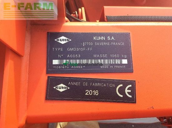 Cortacésped manual - Kuhn - gmd 310 ff-f