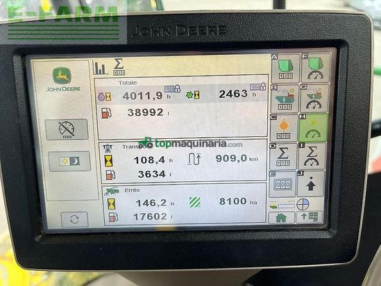 Cosechadora de Cereal - John Deere - 8700i prodrive 40km/h